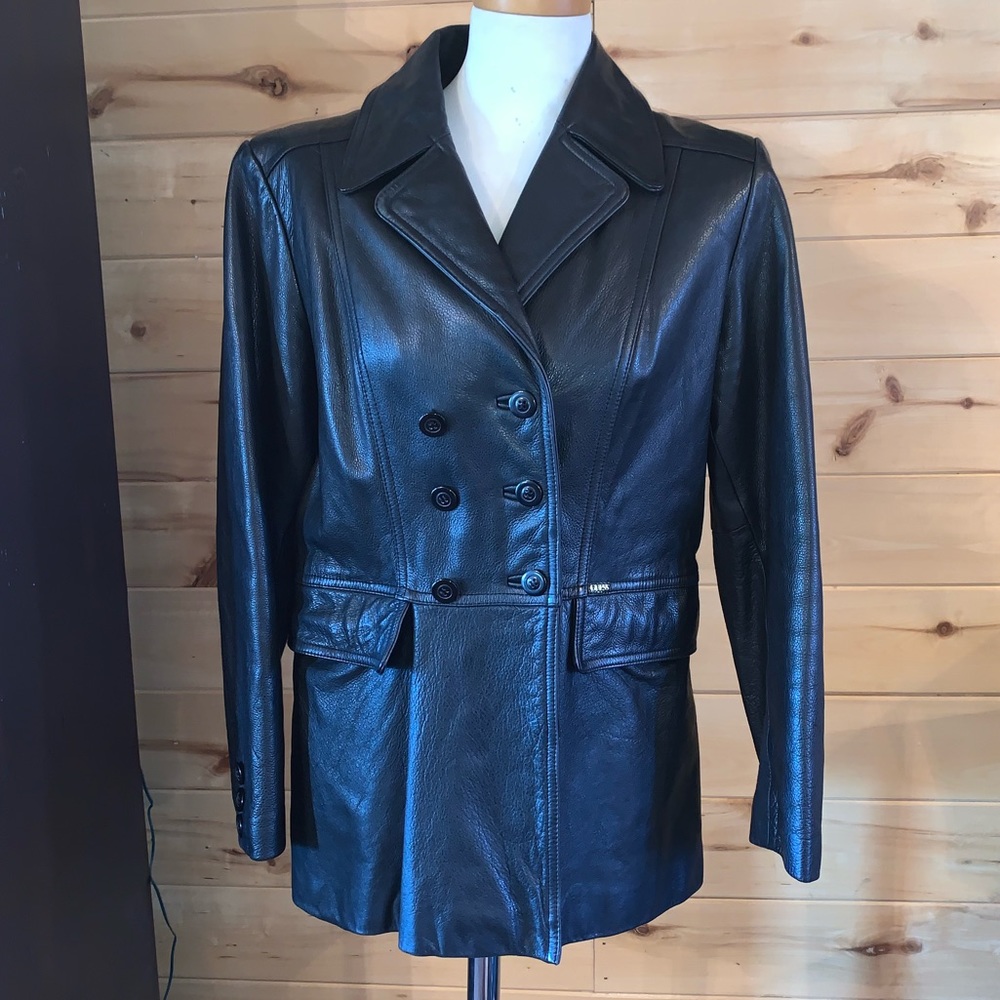 3/$15 Women’s Guess Genuine Leather Jacket Large